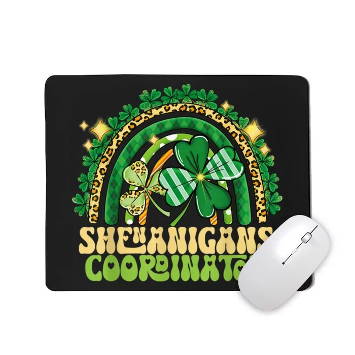 Shenanigans Coordinator Rainbow Teacher St Patricks Day Gifts Mousepad