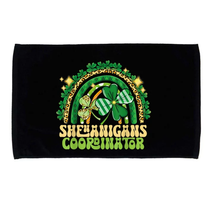 Shenanigans Coordinator Rainbow Teacher St Patricks Day Gifts Microfiber Hand Towel