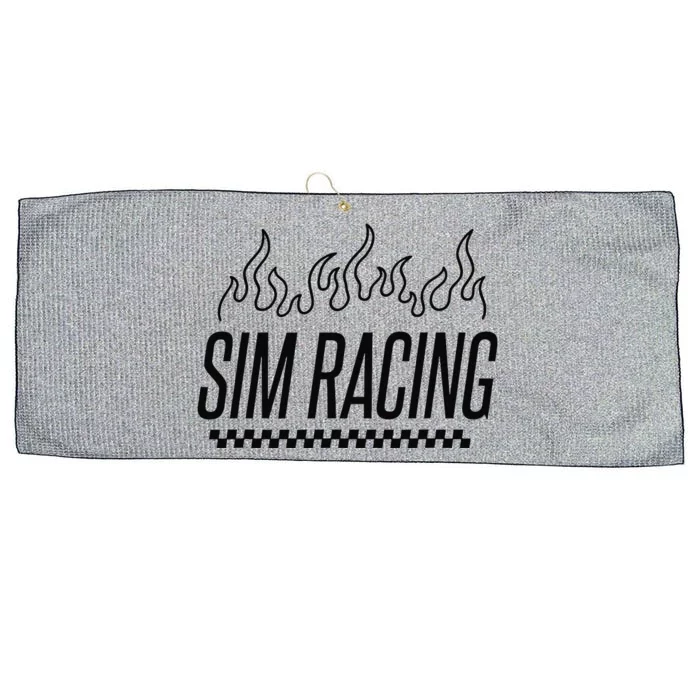 Simulation Car Race Racer Gaming Sim Racing Large Microfiber Waffle Golf Towel