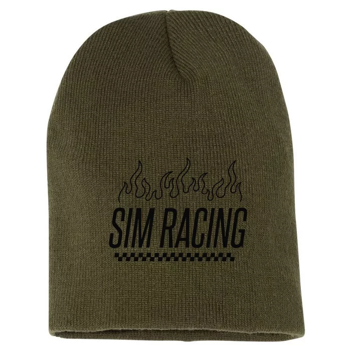 Simulation Car Race Racer Gaming Sim Racing Short Acrylic Beanie