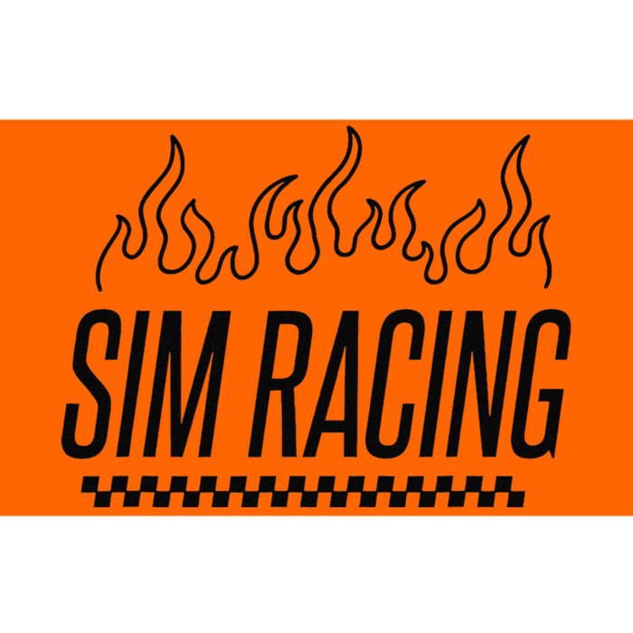 Simulation Car Race Racer Gaming Sim Racing Bumper Sticker