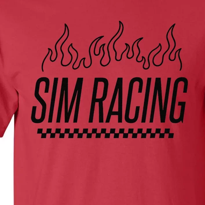 Simulation Car Race Racer Gaming Sim Racing Tall T-Shirt