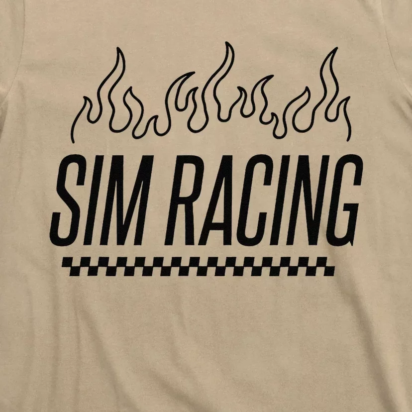 Simulation Car Race Racer Gaming Sim Racing T-Shirt