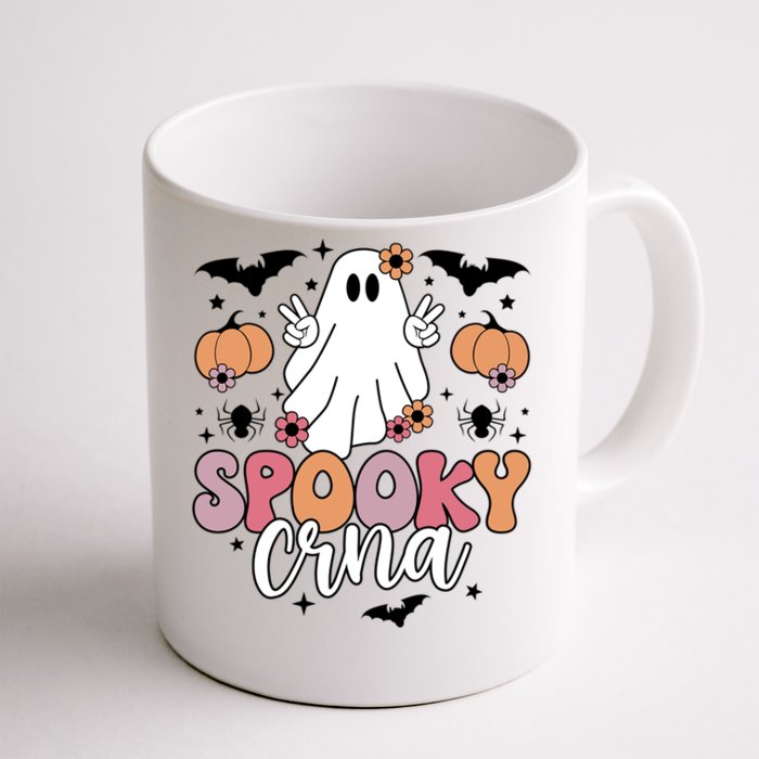 Spooky Certified Registered Nurse Anesthetist Halloween Cool Gift Front & Back Coffee Mug