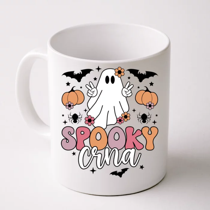 Spooky Certified Registered Nurse Anesthetist Halloween Cool Gift Front & Back Coffee Mug