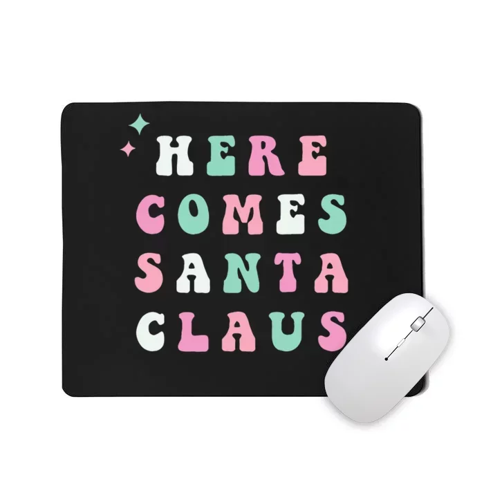 Santa Claus Retro Merry Christmas XMAS Festive Holiday Gift Mousepad