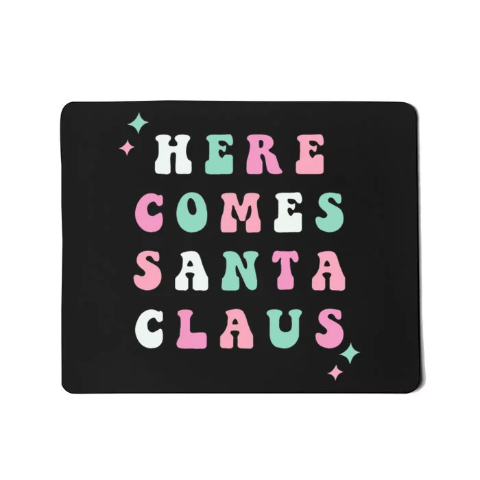 Santa Claus Retro Merry Christmas XMAS Festive Holiday Gift Mousepad