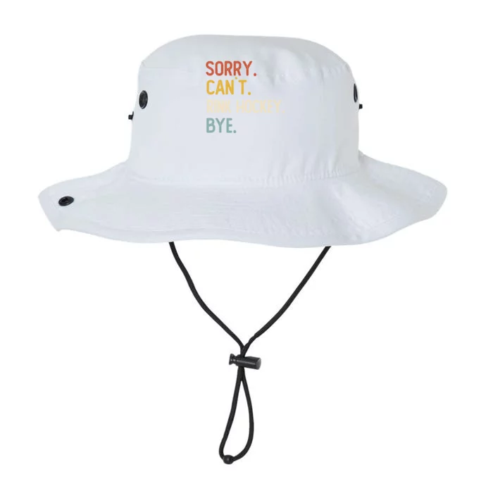 Sorry Cant Rink Hockey Bye Great Gift Funny Rink Hockey Lovers Meaningful Gift Legacy Cool Fit Booney Bucket Hat