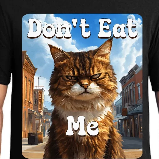 Sad Cat Resistance DonT Eat Me Advocacy Pajama Set