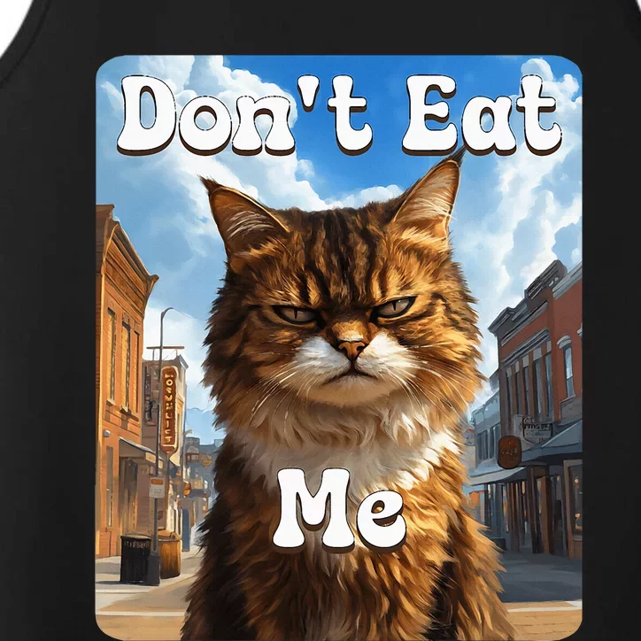 Sad Cat Resistance DonT Eat Me Advocacy Performance Tank