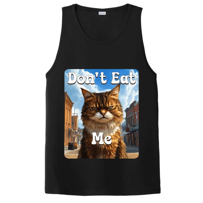 Sad Cat Resistance DonT Eat Me Advocacy Performance Tank