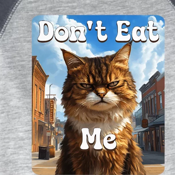 Sad Cat Resistance DonT Eat Me Advocacy Toddler Fine Jersey T-Shirt