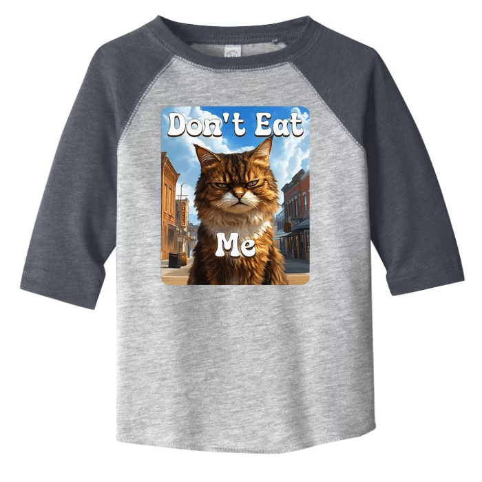 Sad Cat Resistance DonT Eat Me Advocacy Toddler Fine Jersey T-Shirt