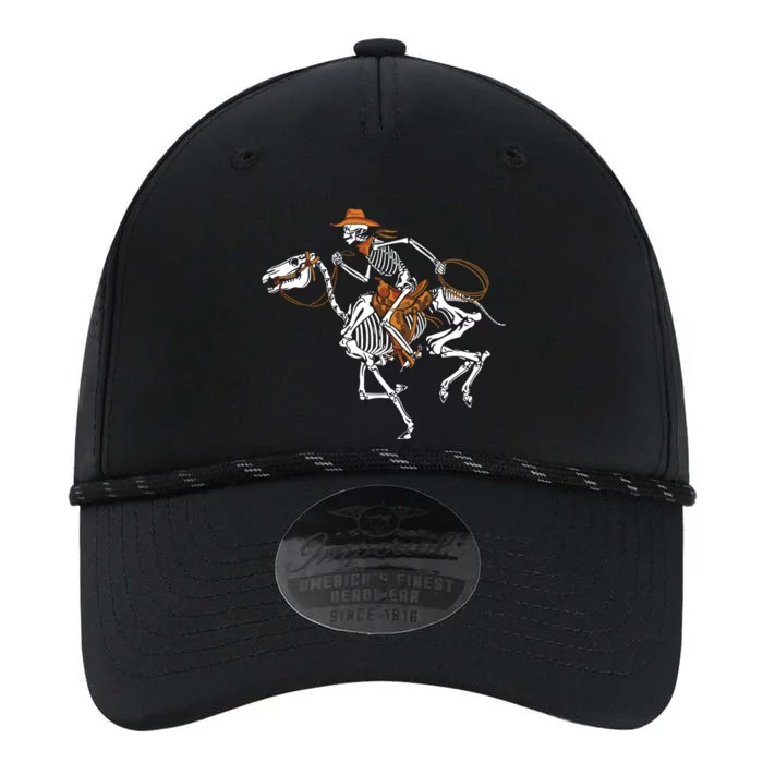 Skeleton Cowboy Riding Horse Halloween Rider Costume Performance The Dyno Cap