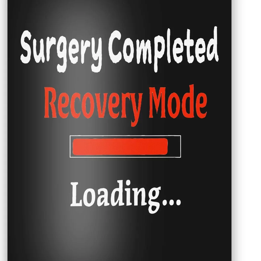 Surgery Completed Recovery Mode Loading Get Well Soon Poster