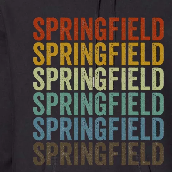 Springfield City Retro Premium Hoodie