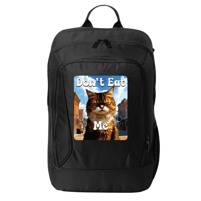 Sad Cat Resistance DonT Eat Me Advocacy City Backpack