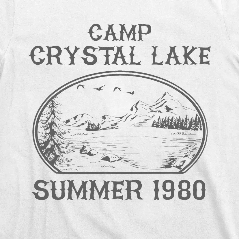 Summer Camp Retro 1980 Crystal Clear Lake Halloween Friday T-Shirt