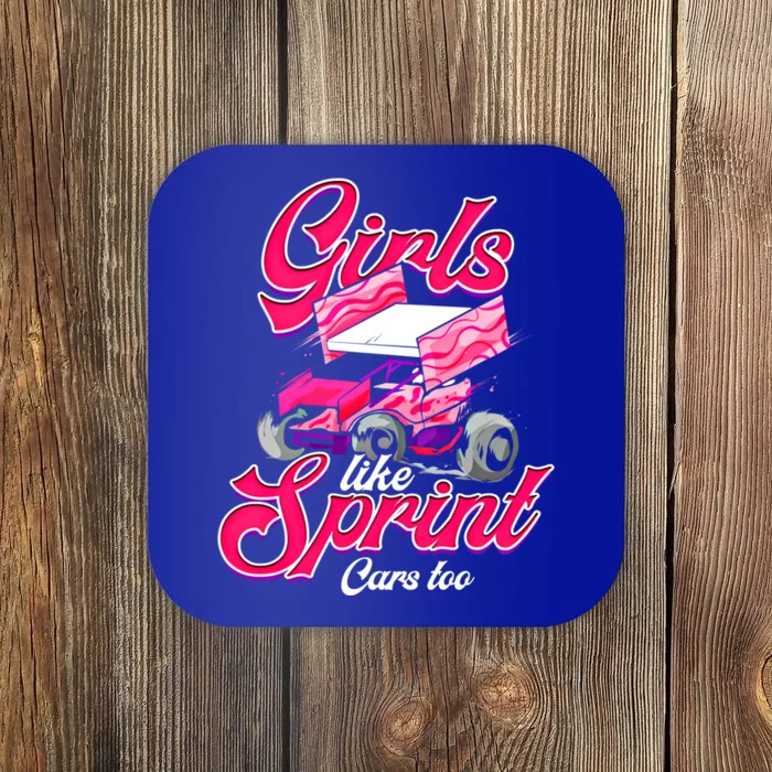 Sprint Car Racing Motorsports Dirt Track Cars Gift Coaster