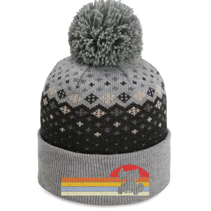 Sprint Car Racing Vintage Gift The Baniff Cuffed Pom Beanie