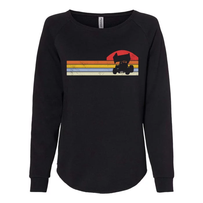 Sprint Car Racing Vintage Gift Womens California Wash Sweatshirt