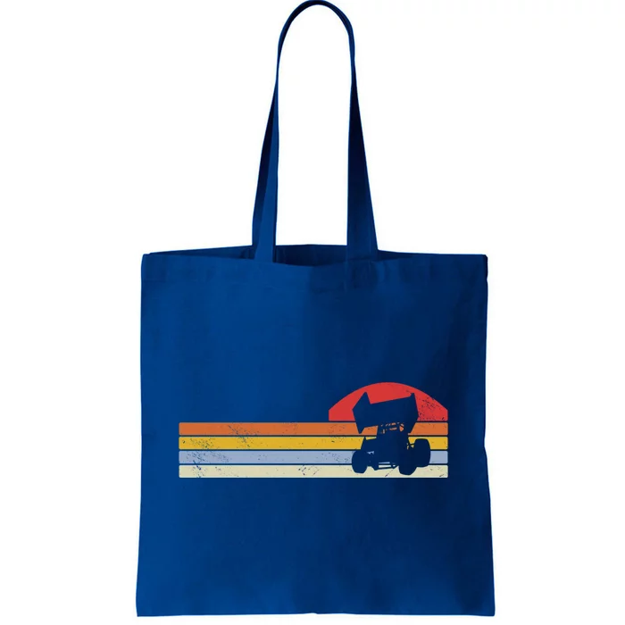 Sprint Car Racing Vintage Gift Tote Bag