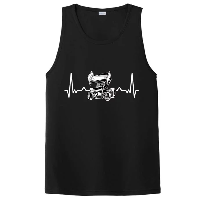 Sprint Car Racing Gift Performance Tank