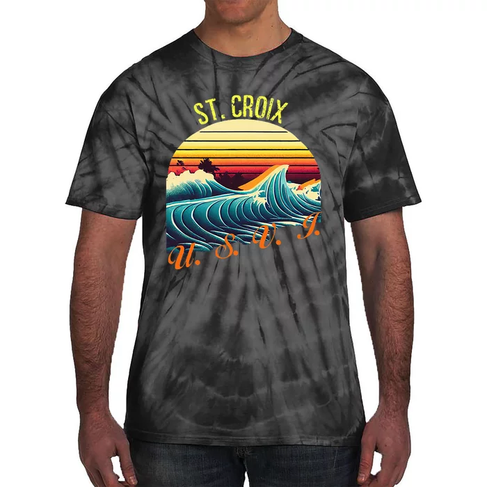 St. Croix Retro Surf Apparel & Beachwear Tie-Dye T-Shirt