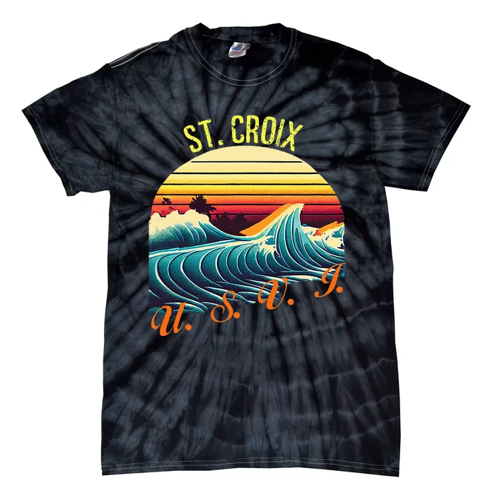 St. Croix Retro Surf Apparel & Beachwear Tie-Dye T-Shirt