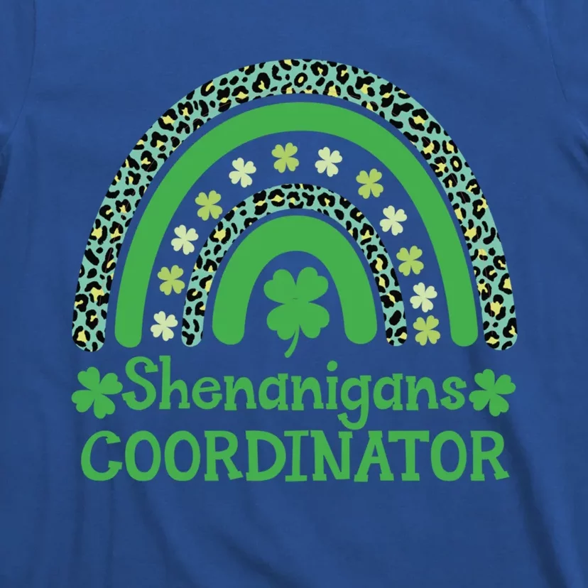 Shenanigans Coordinator Rainbow St Patricks Day Teacher Gift T-Shirt