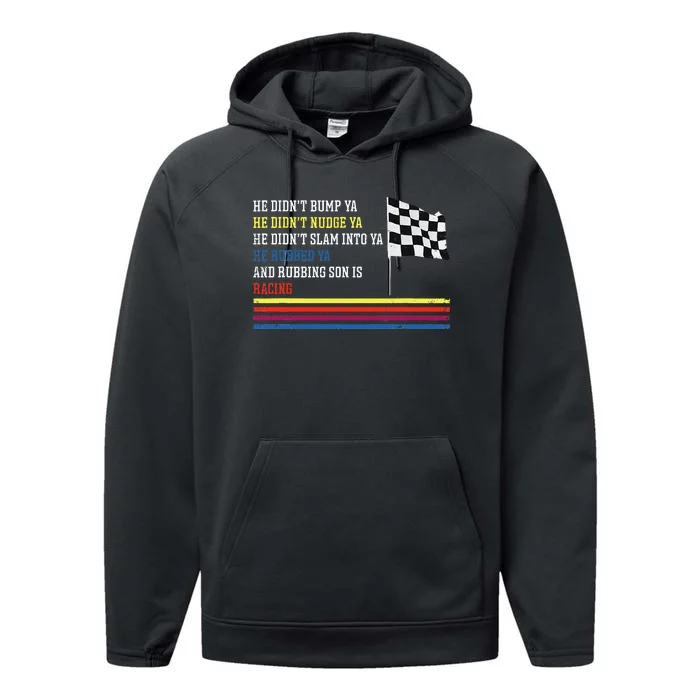 Sprint Car Racing Dirt Track Racing Performance Fleece Hoodie