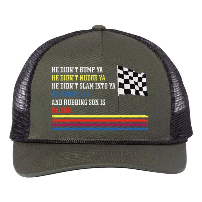 Sprint Car Racing Dirt Track Racing Retro Rope Trucker Hat Cap