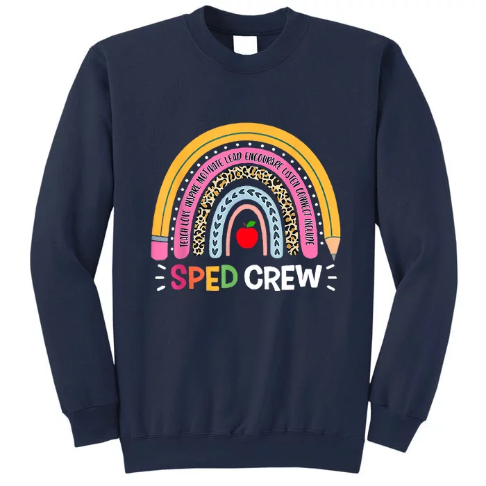 Sped Crew Rainbow Special Education Teacher Back To School Sweatshirt