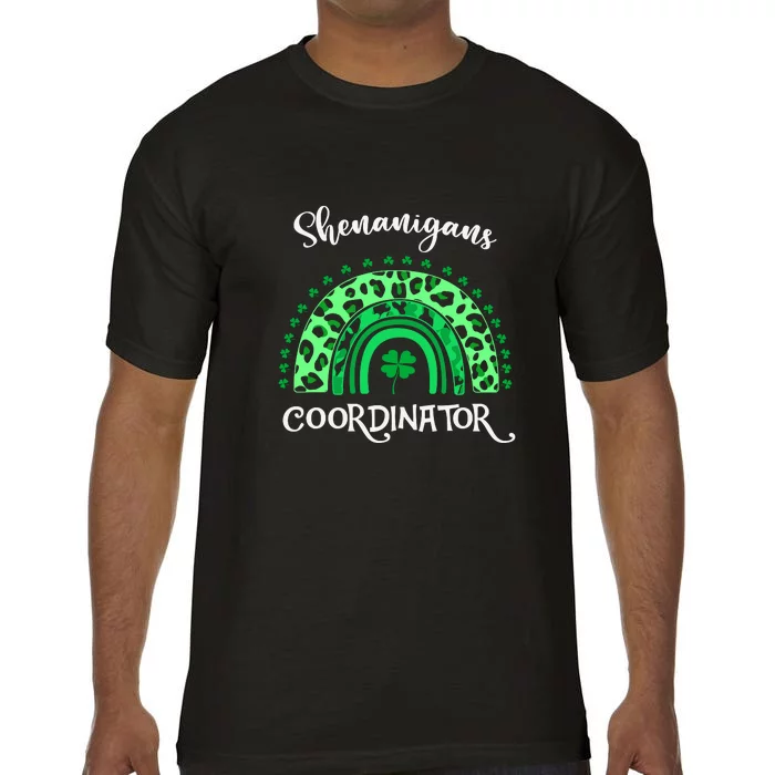 Shenanigans Coordinator Rainbow St Patricks Day Teacher Gift Comfort Colors T-Shirt