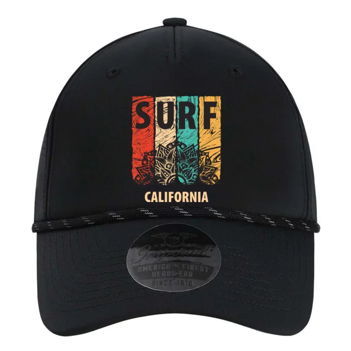 Surf California Retro Colors Performance The Dyno Cap