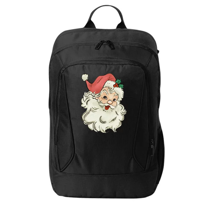 Super Cute Retro Santa Claus Vintage Christmas Gift City Backpack