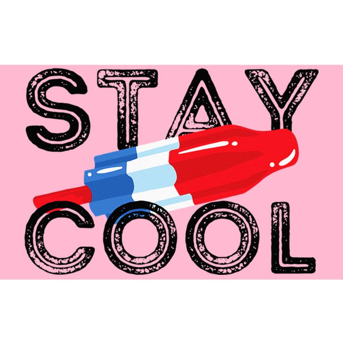 Stay Cool Rocket Pop Red White & Blue Popsicle Summer Gift Bumper Sticker