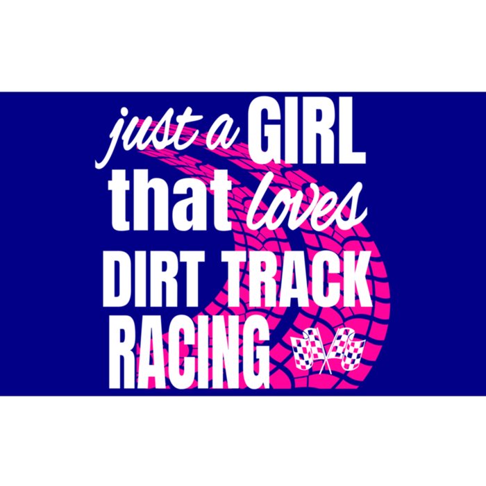 Sprint Car Racing Just A That Loves Dirt Track Racing Cute Gift Bumper Sticker