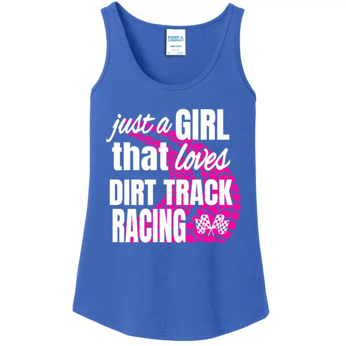 Sprint Car Racing Just A That Loves Dirt Track Racing Cute Gift Ladies Essential Tank