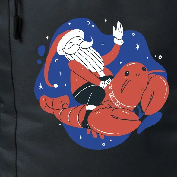 Santa Claus Riding Lobster Daily Commute Backpack