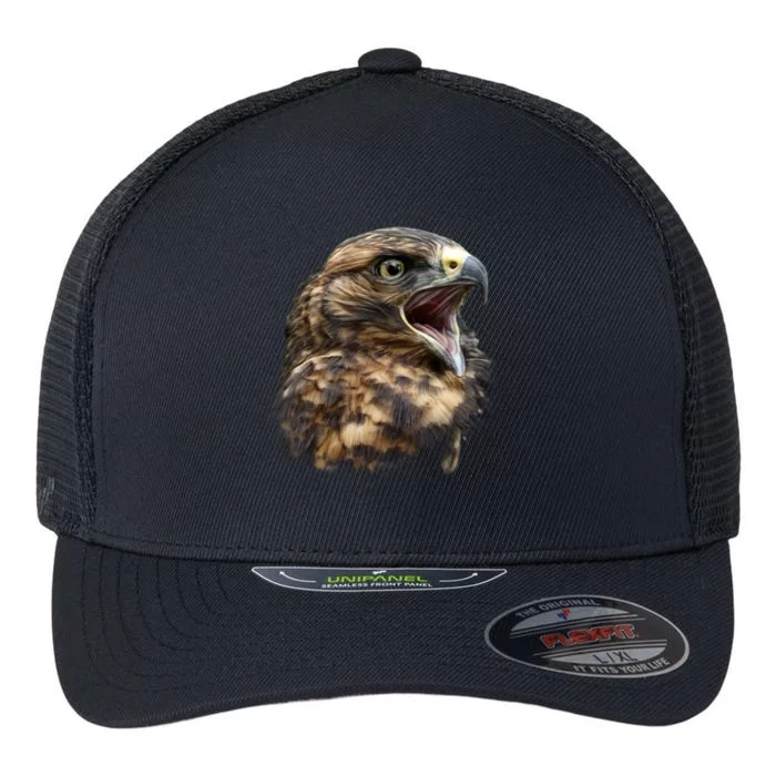 Screaming Hawk Wildlife Flexfit Unipanel Trucker Cap