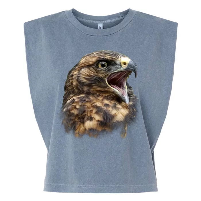 Screaming Hawk Wildlife Garment-Dyed Women's Muscle Tee