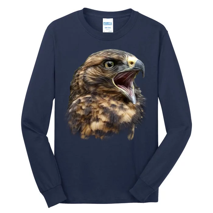 Screaming Hawk Wildlife Tall Long Sleeve T-Shirt