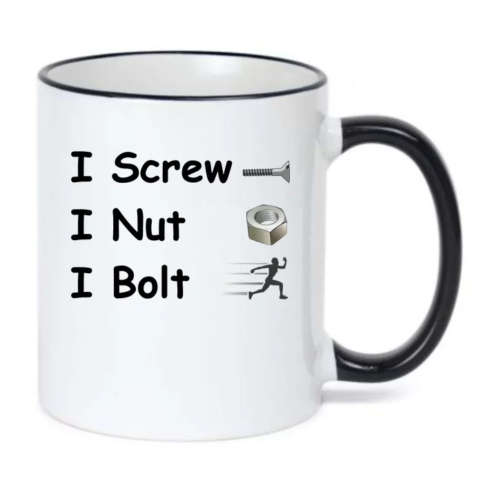 Screw A Nut Bolt Black Color Changing Mug