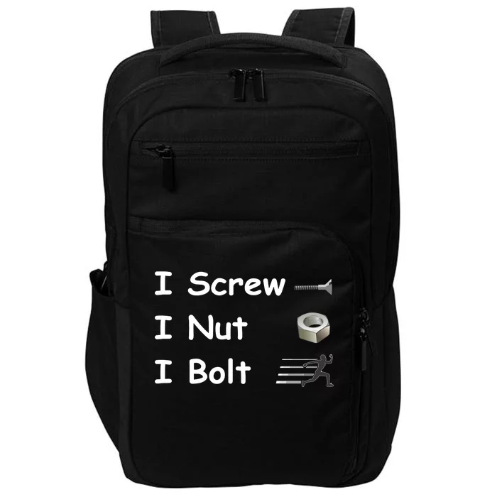 Screw A Nut Bolt Impact Tech Backpack