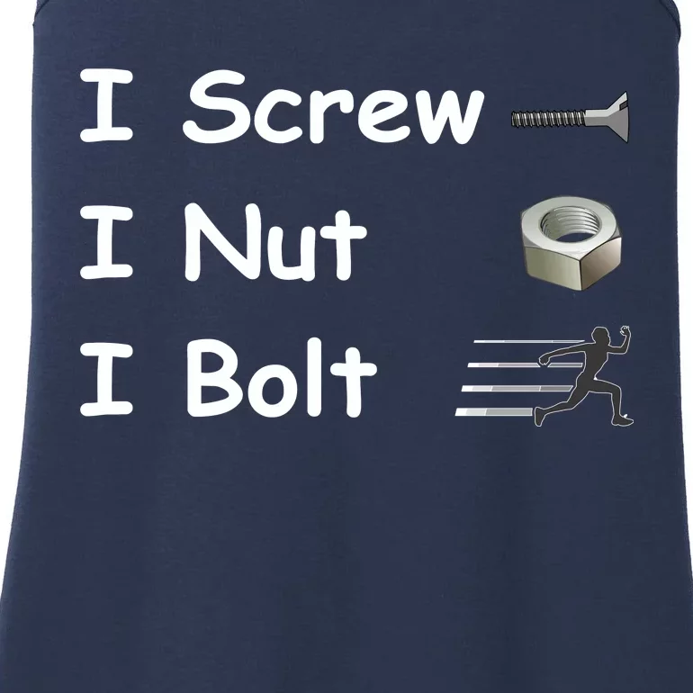 Screw A Nut Bolt Ladies Essential Tank