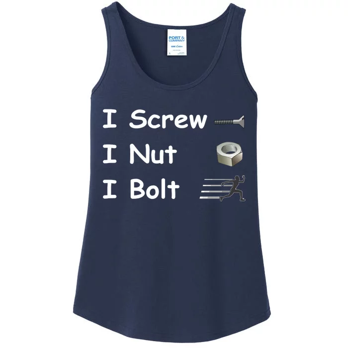 Screw A Nut Bolt Ladies Essential Tank