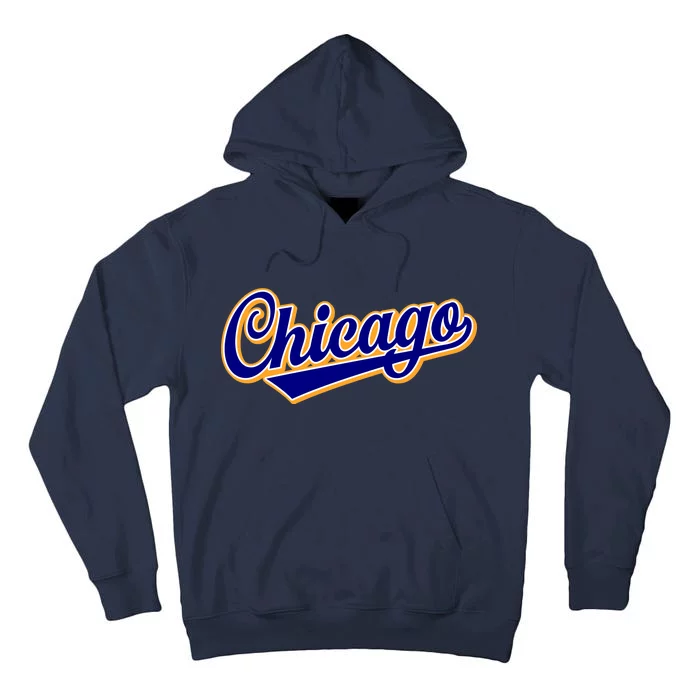 Script Chicago Logo Tall Hoodie