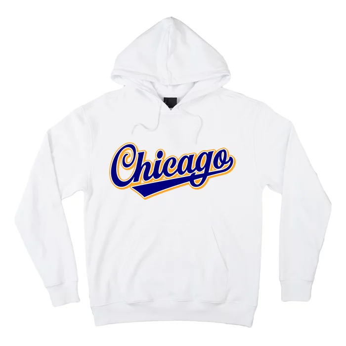 Script Chicago Logo Hoodie