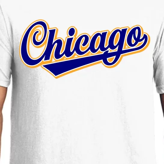 Script Chicago Logo Pajama Set